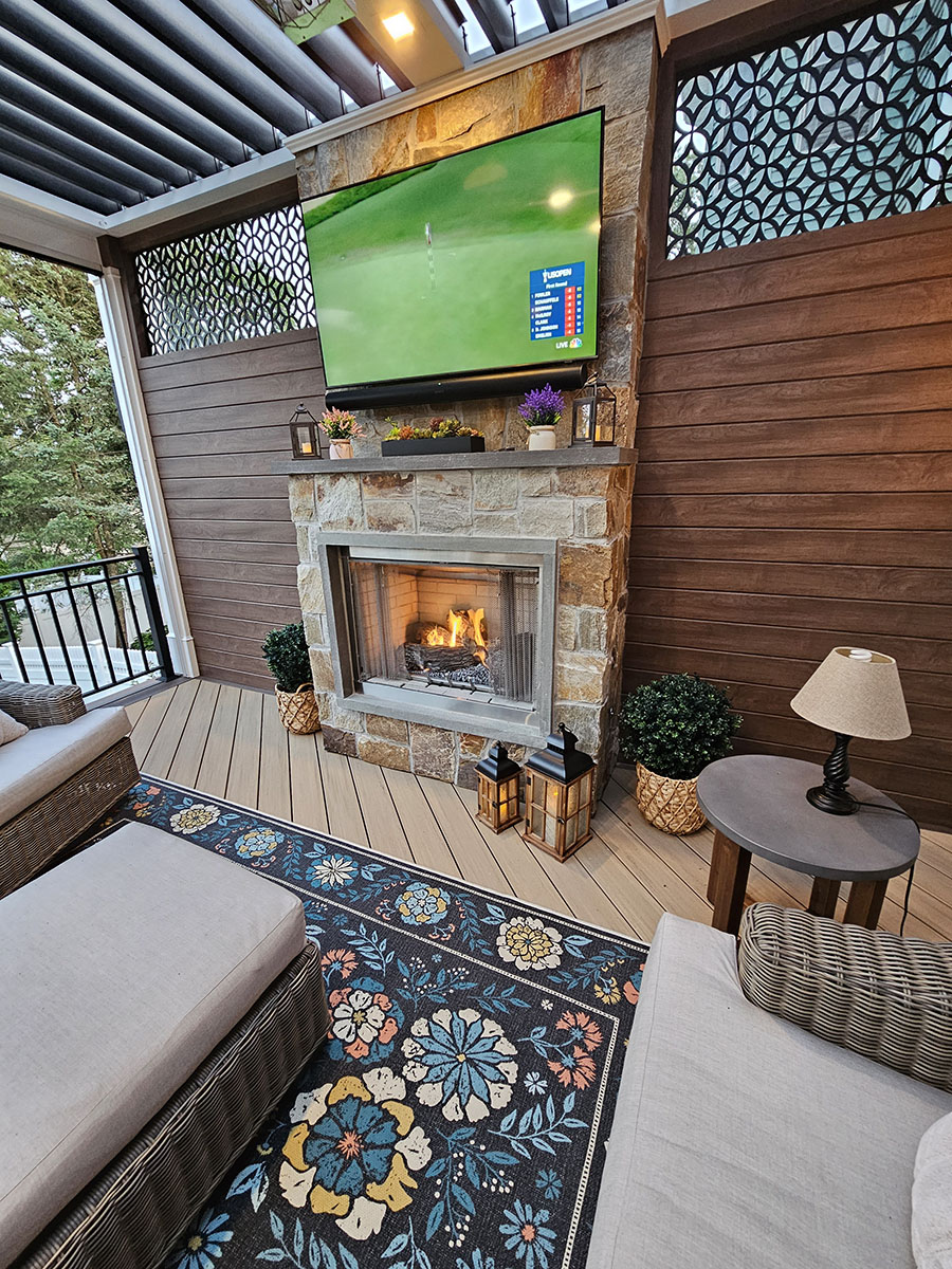 Fireplaces | Custom Decks & Outdoor Living Experts